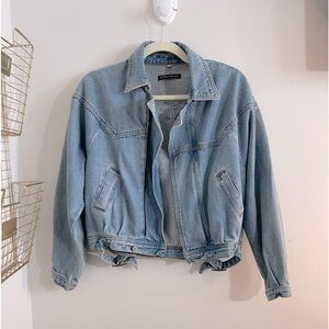 Vintage - Brandy Melville - denim jacket - with (girls) patch